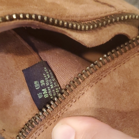 Sam Edelman Womens Louie Western Fringle Ankle Suede Booties shoes sz 8 - Picture 16 of 16